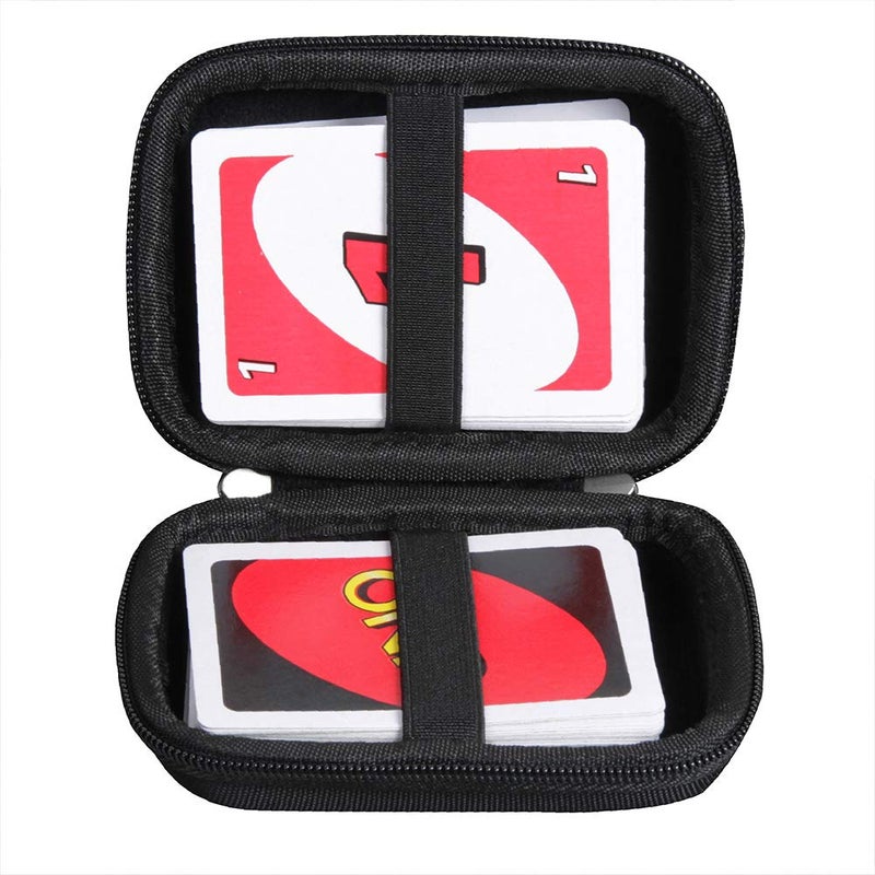 adada Travel Case for Mattel UNO Card Game (Only Case) (Black) - Image 1